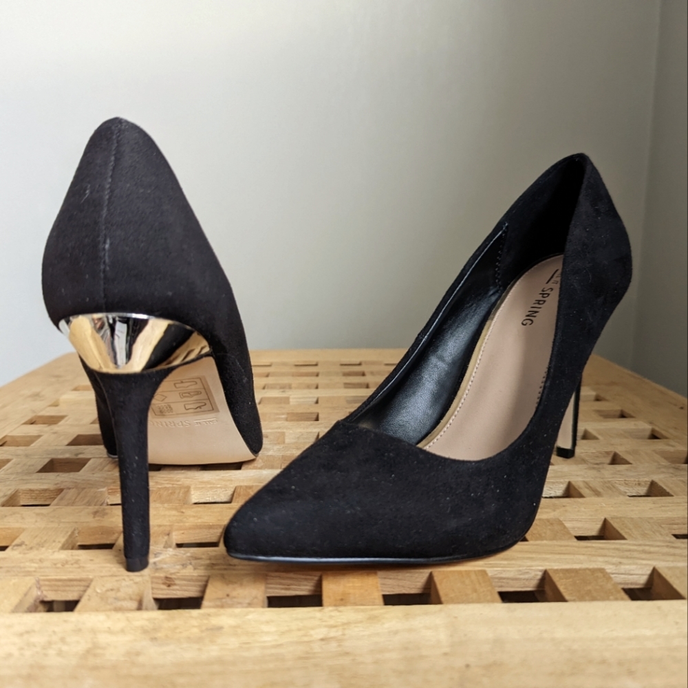 Spring Heels with Gold detail